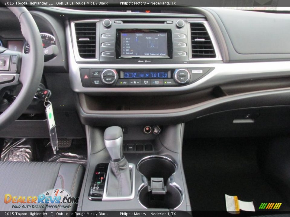 Dashboard of 2015 Toyota Highlander LE Photo #28