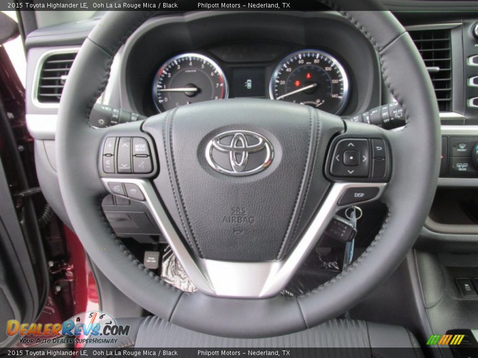 2015 Toyota Highlander LE Steering Wheel Photo #33