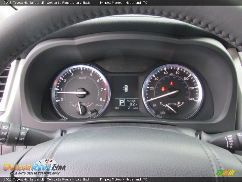 2015 Toyota Highlander LE Gauges Photo #34