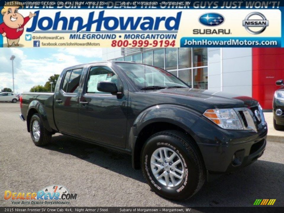 2015 Nissan Frontier SV Crew Cab 4x4 Night Armor / Steel Photo #1