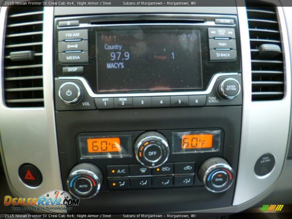 2015 Nissan Frontier SV Crew Cab 4x4 Night Armor / Steel Photo #18