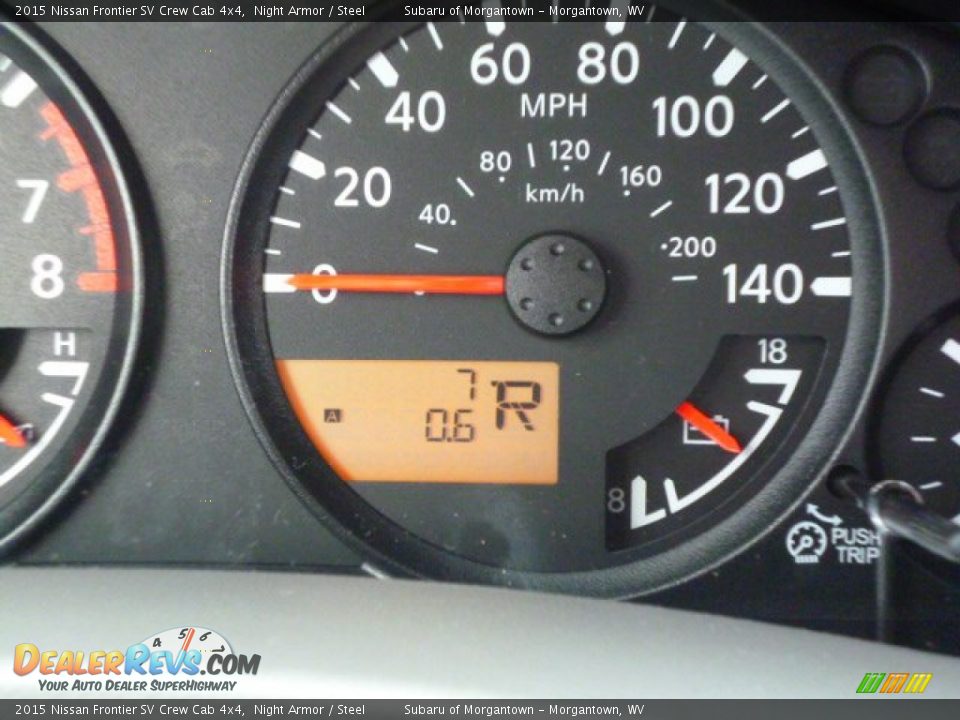 2015 Nissan Frontier SV Crew Cab 4x4 Night Armor / Steel Photo #20