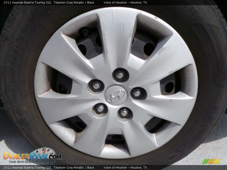 2011 Hyundai Elantra Touring GLS Titanium Gray Metallic / Black Photo #6