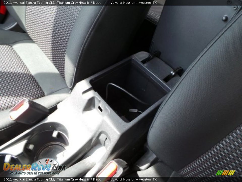 2011 Hyundai Elantra Touring GLS Titanium Gray Metallic / Black Photo #16