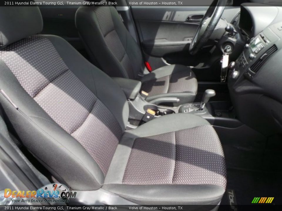 2011 Hyundai Elantra Touring GLS Titanium Gray Metallic / Black Photo #28