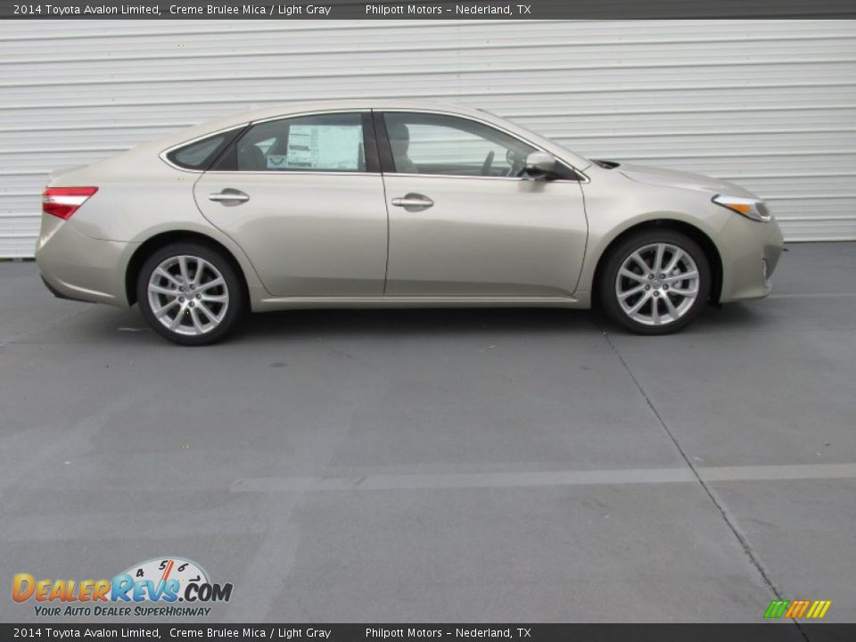 2014 Toyota Avalon Limited Creme Brulee Mica / Light Gray Photo #3