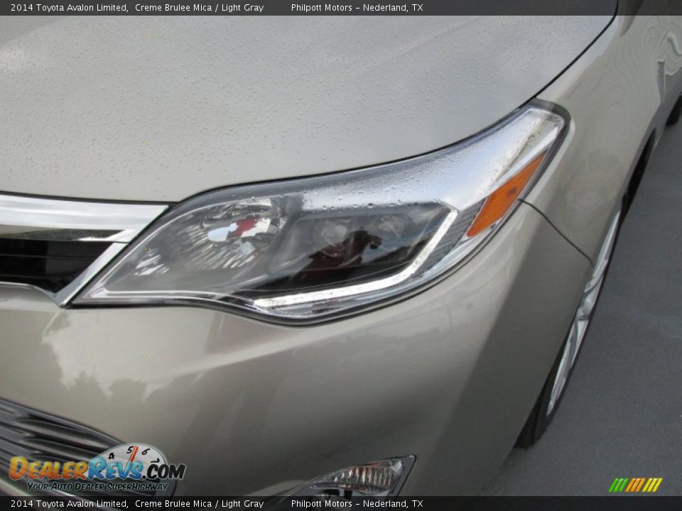 2014 Toyota Avalon Limited Creme Brulee Mica / Light Gray Photo #10