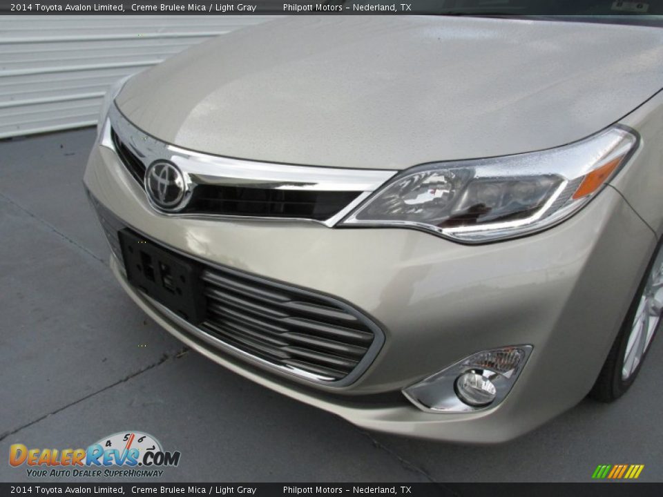2014 Toyota Avalon Limited Creme Brulee Mica / Light Gray Photo #11