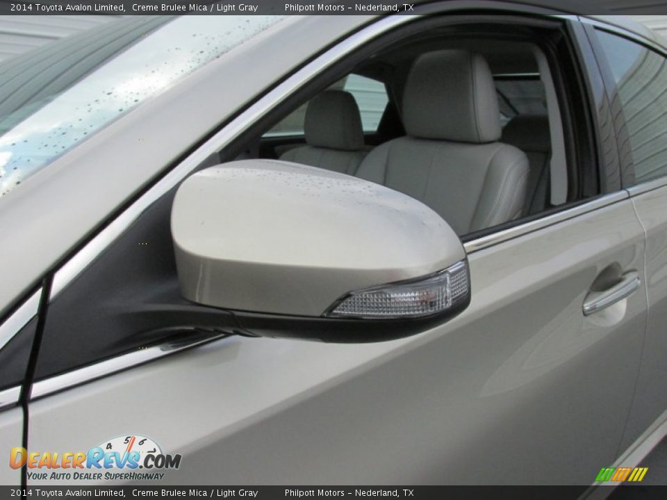 2014 Toyota Avalon Limited Creme Brulee Mica / Light Gray Photo #13