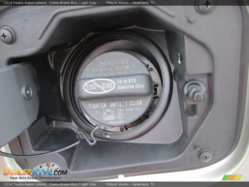 2014 Toyota Avalon Limited Creme Brulee Mica / Light Gray Photo #14