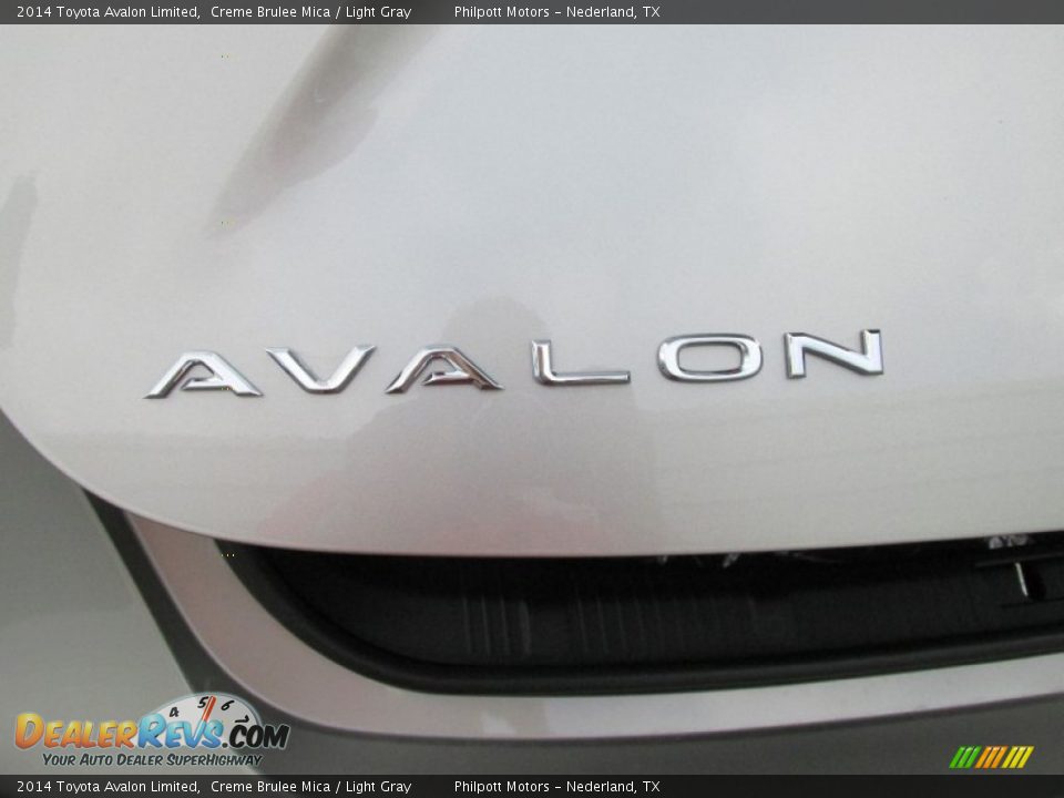 2014 Toyota Avalon Limited Creme Brulee Mica / Light Gray Photo #15
