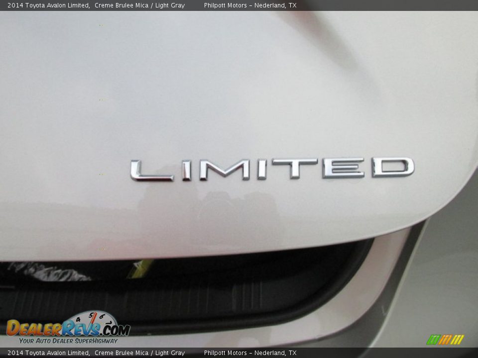 2014 Toyota Avalon Limited Creme Brulee Mica / Light Gray Photo #16