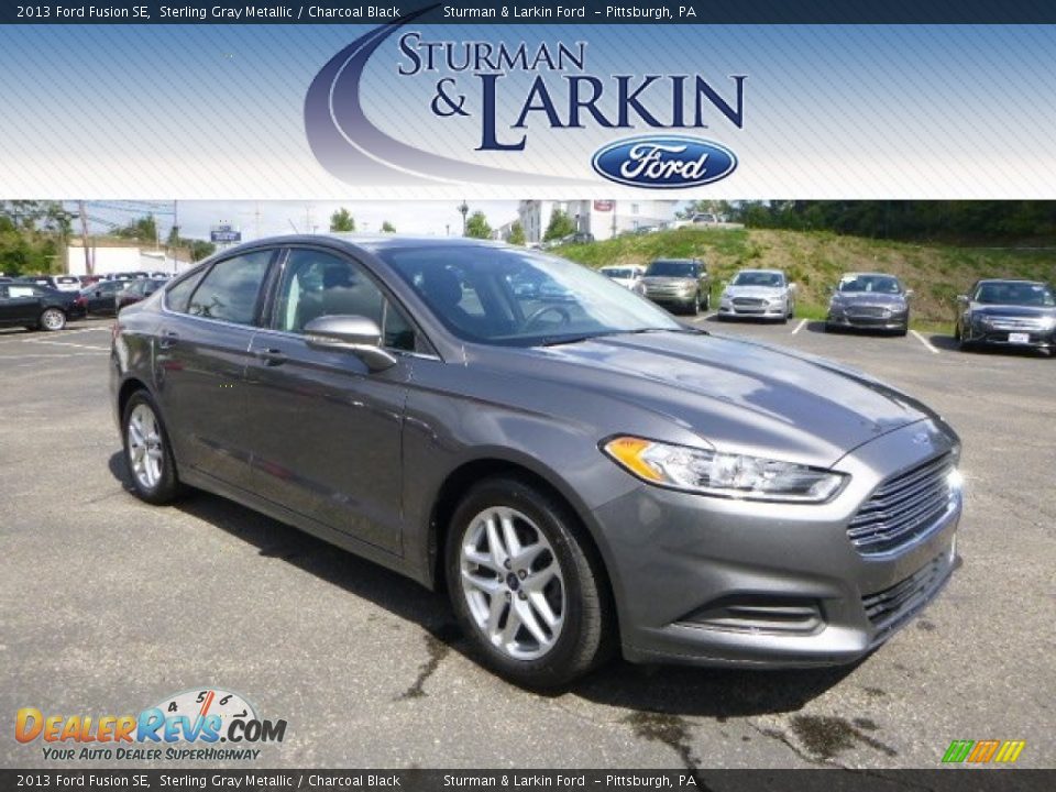 2013 Ford Fusion SE Sterling Gray Metallic / Charcoal Black Photo #1