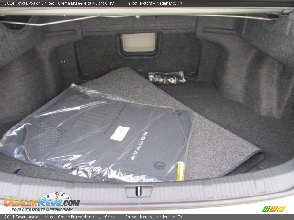 2014 Toyota Avalon Limited Creme Brulee Mica / Light Gray Photo #17