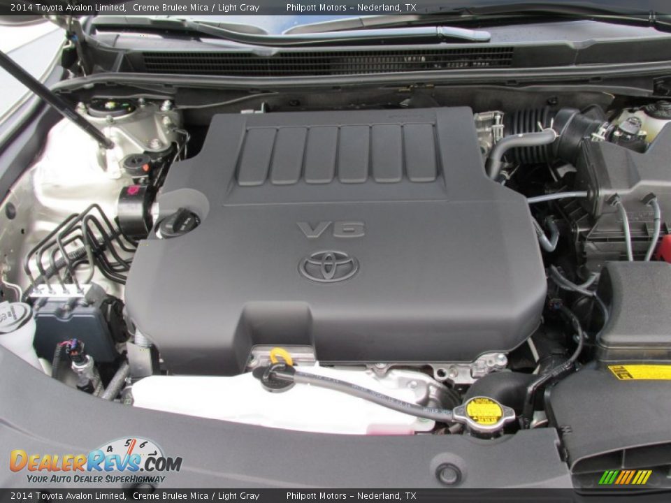 2014 Toyota Avalon Limited Creme Brulee Mica / Light Gray Photo #18