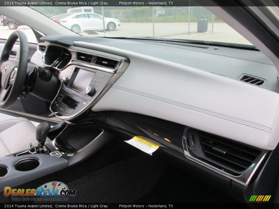 2014 Toyota Avalon Limited Creme Brulee Mica / Light Gray Photo #19