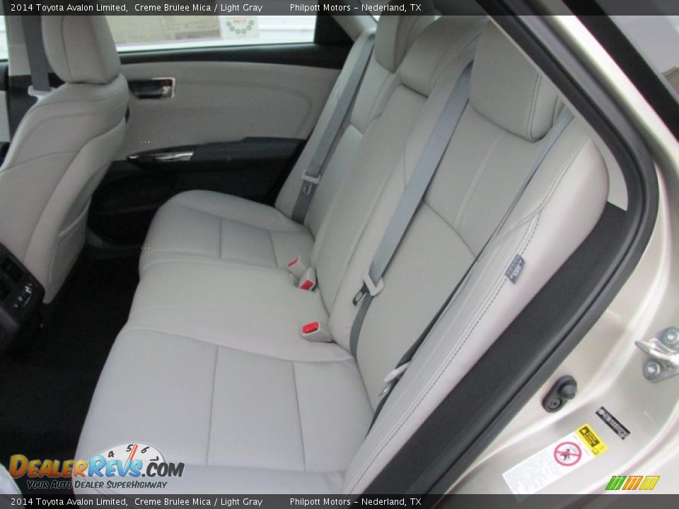 2014 Toyota Avalon Limited Creme Brulee Mica / Light Gray Photo #21