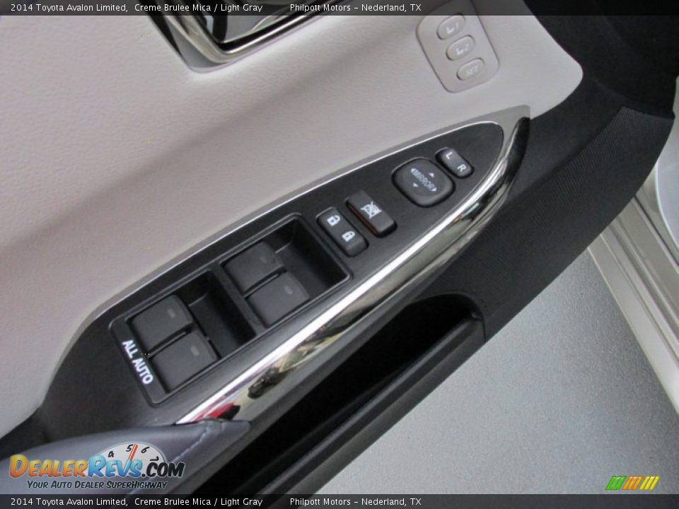 2014 Toyota Avalon Limited Creme Brulee Mica / Light Gray Photo #23