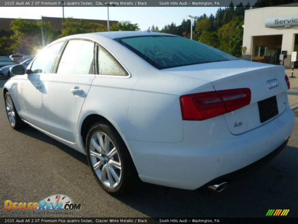 2015 Audi A6 2.0T Premium Plus quattro Sedan Glacier White Metallic / Black Photo #2