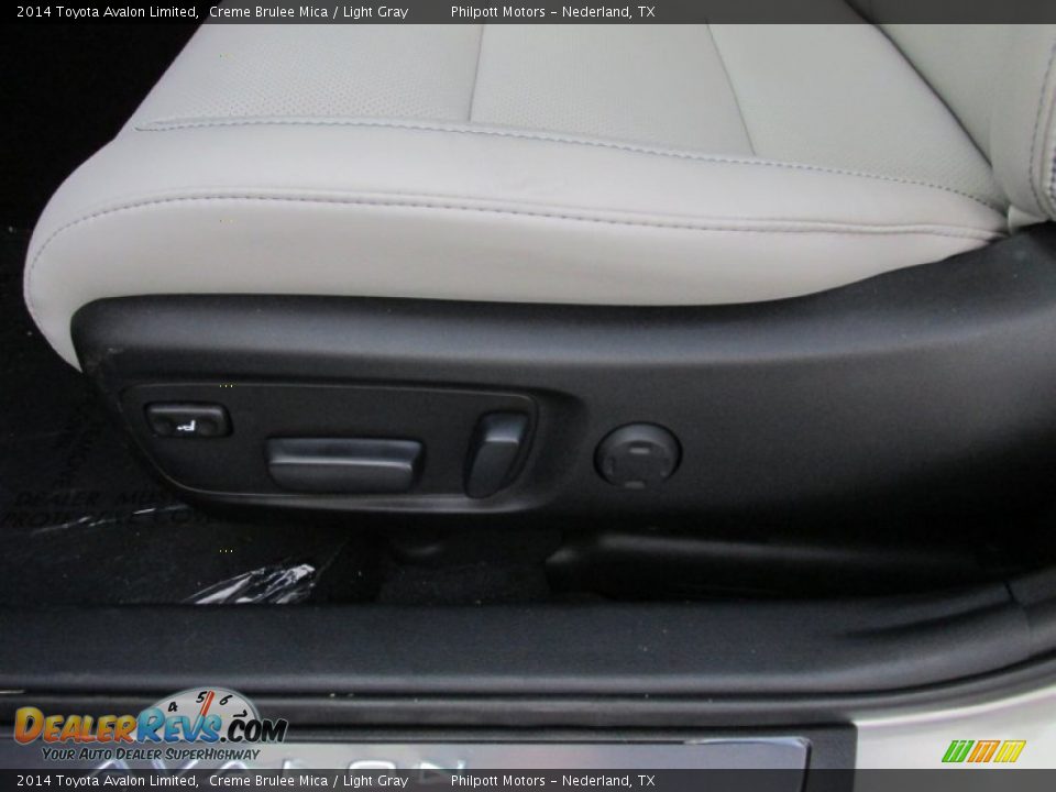 2014 Toyota Avalon Limited Creme Brulee Mica / Light Gray Photo #25