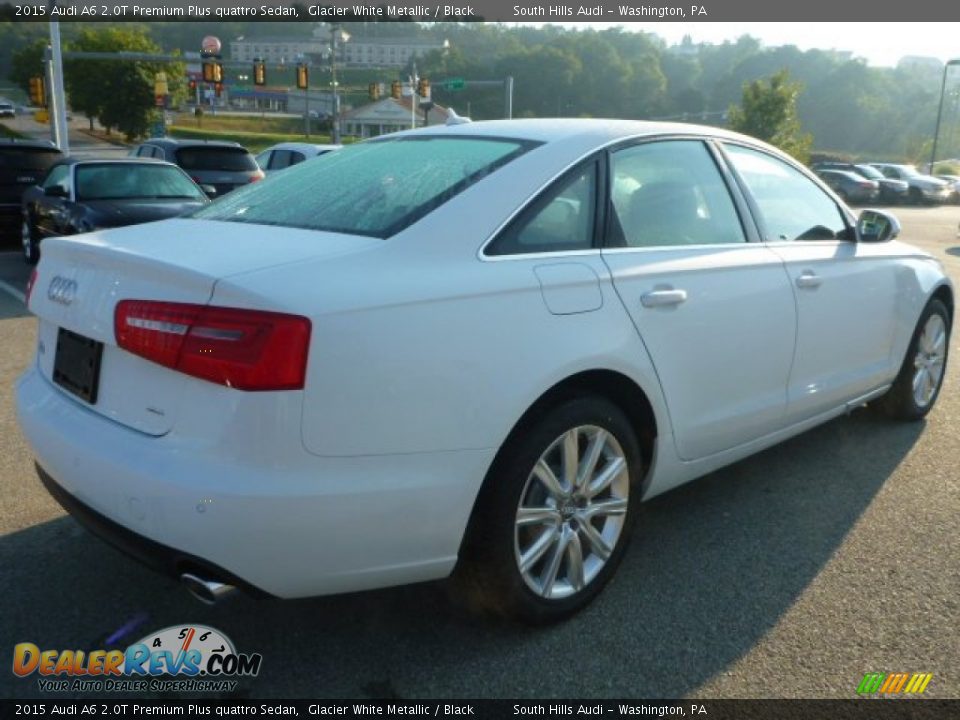 2015 Audi A6 2.0T Premium Plus quattro Sedan Glacier White Metallic / Black Photo #3