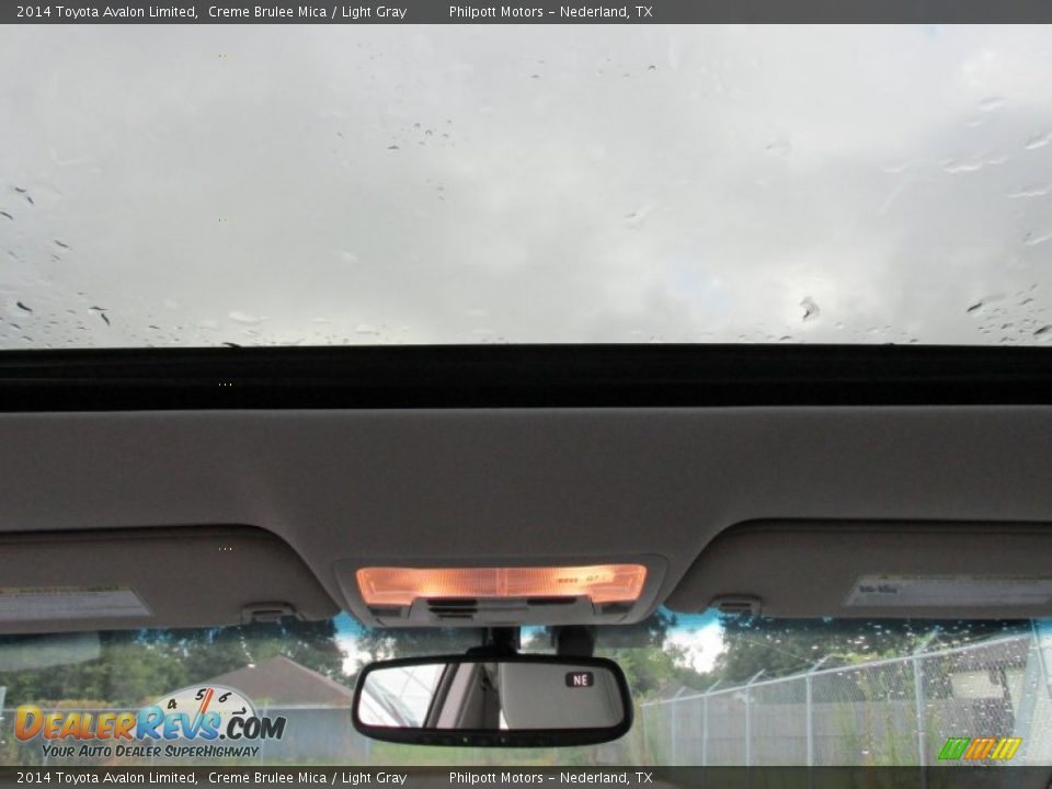2014 Toyota Avalon Limited Creme Brulee Mica / Light Gray Photo #26