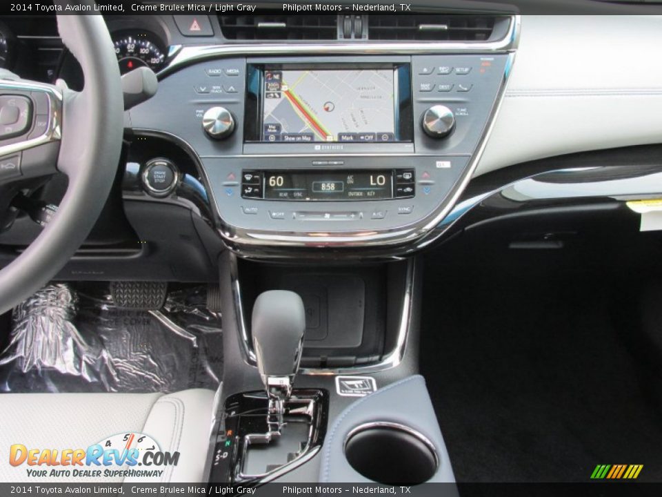 2014 Toyota Avalon Limited Creme Brulee Mica / Light Gray Photo #28