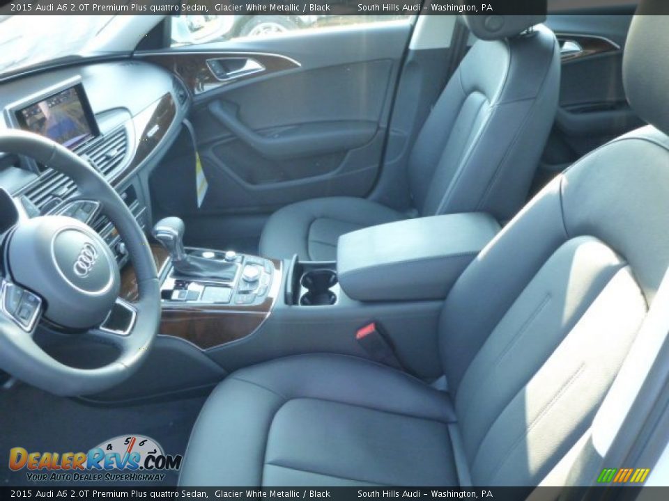 2015 Audi A6 2.0T Premium Plus quattro Sedan Glacier White Metallic / Black Photo #7