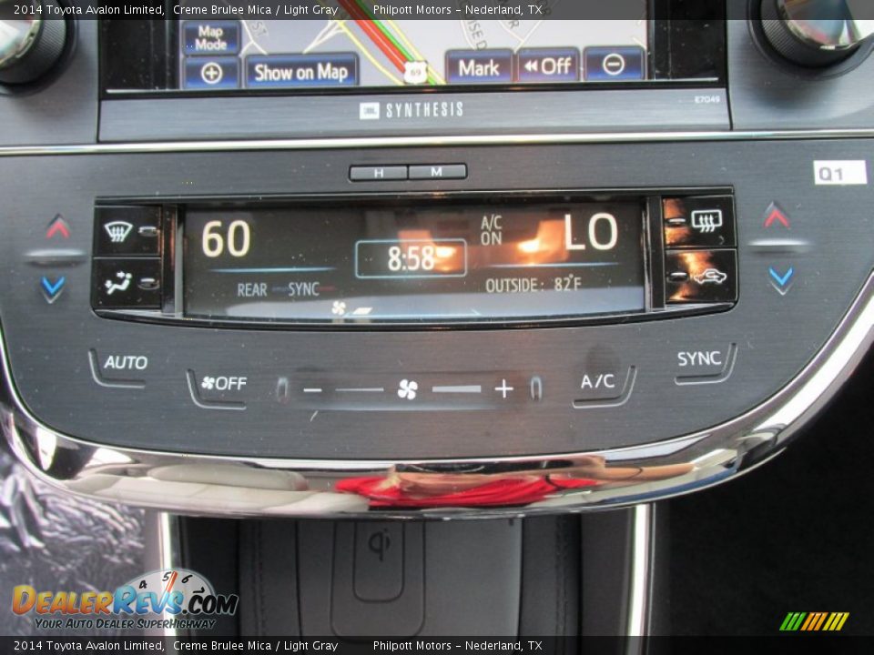 2014 Toyota Avalon Limited Creme Brulee Mica / Light Gray Photo #30