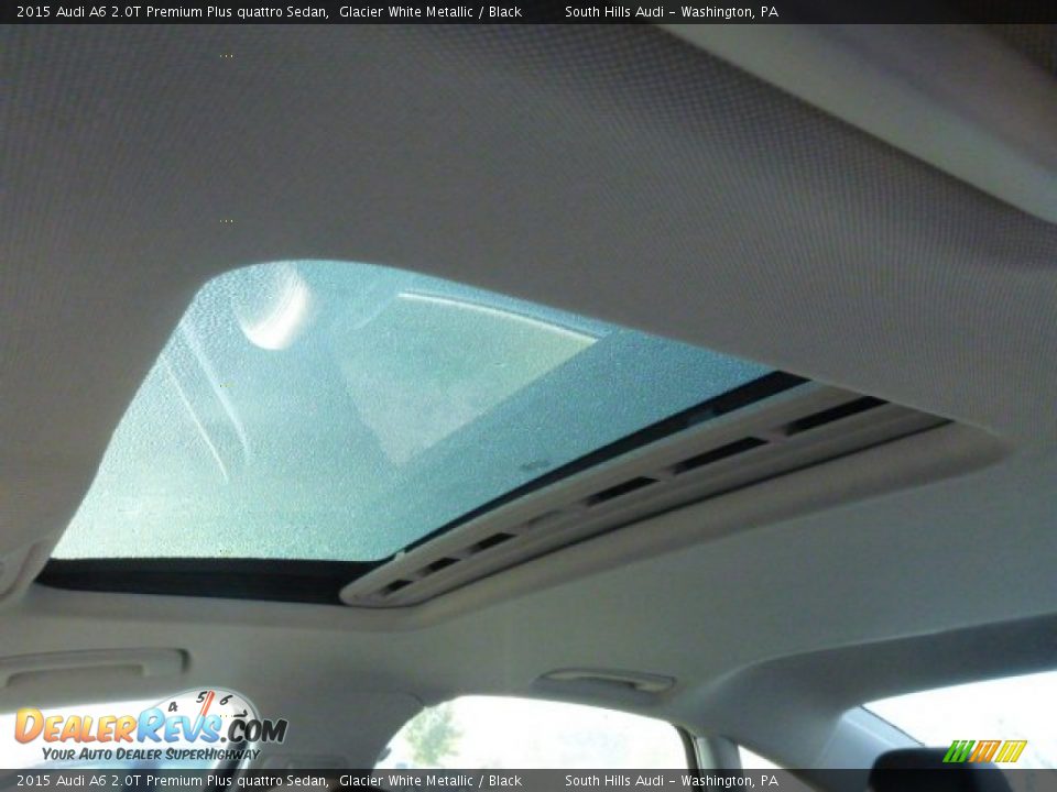 2015 Audi A6 2.0T Premium Plus quattro Sedan Glacier White Metallic / Black Photo #10