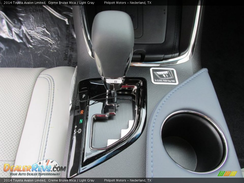 2014 Toyota Avalon Limited Creme Brulee Mica / Light Gray Photo #32