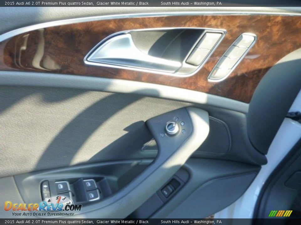 2015 Audi A6 2.0T Premium Plus quattro Sedan Glacier White Metallic / Black Photo #14