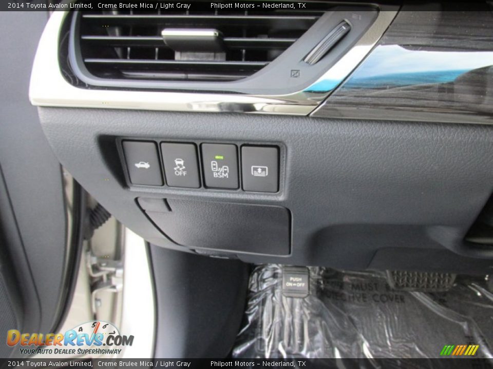2014 Toyota Avalon Limited Creme Brulee Mica / Light Gray Photo #36