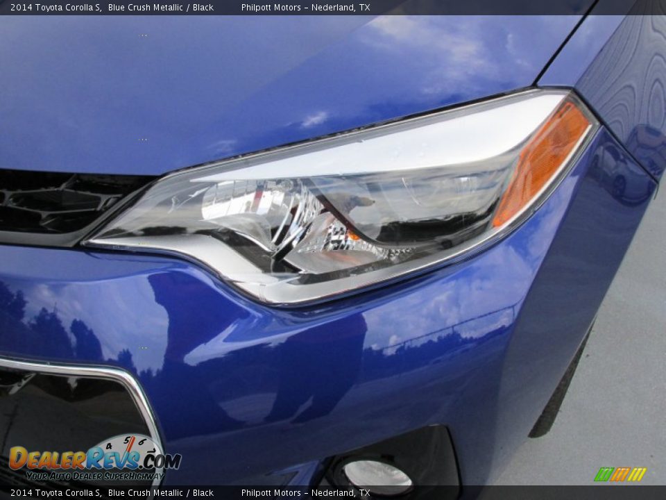 2014 Toyota Corolla S Blue Crush Metallic / Black Photo #9