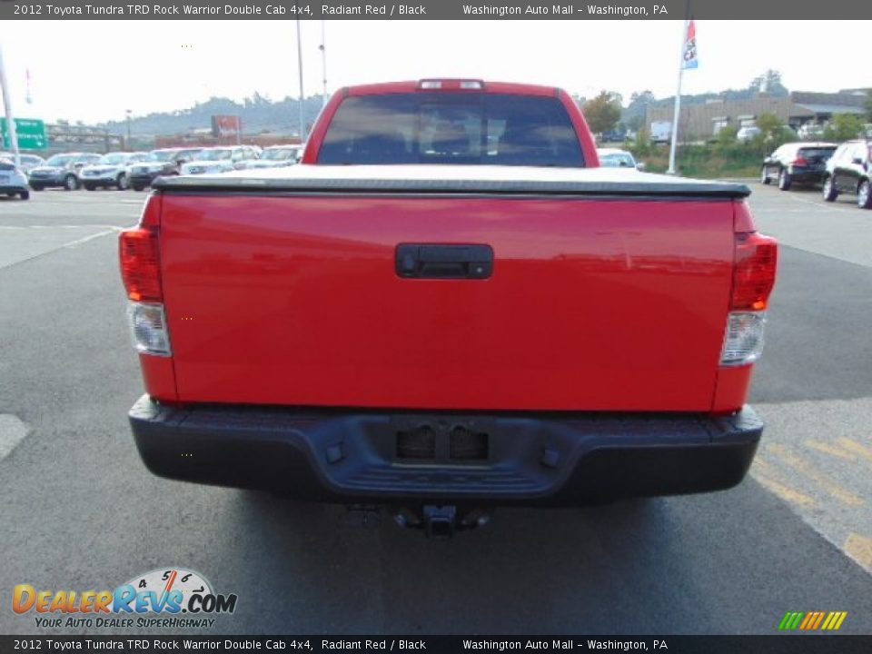 2012 Toyota Tundra TRD Rock Warrior Double Cab 4x4 Radiant Red / Black Photo #8