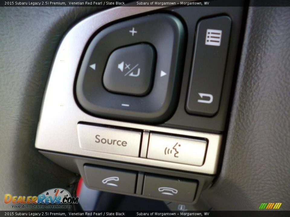 2015 Subaru Legacy 2.5i Premium Venetian Red Pearl / Slate Black Photo #19