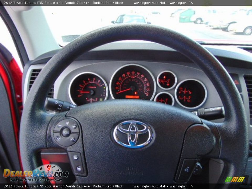 2012 Toyota Tundra TRD Rock Warrior Double Cab 4x4 Radiant Red / Black Photo #16