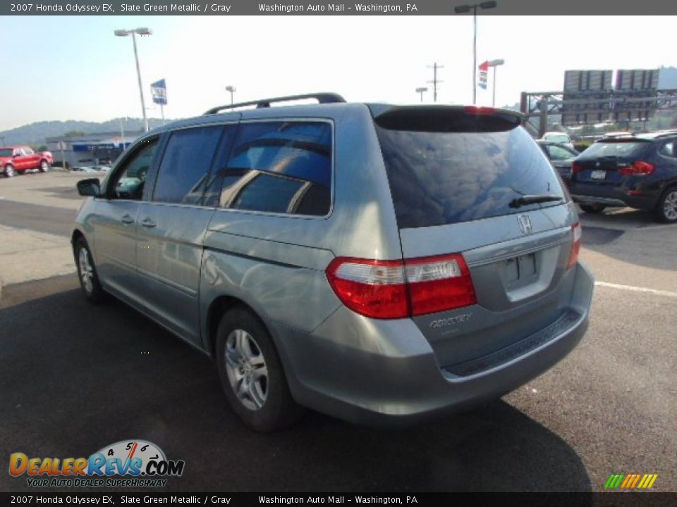 2007 Honda Odyssey EX Slate Green Metallic / Gray Photo #6