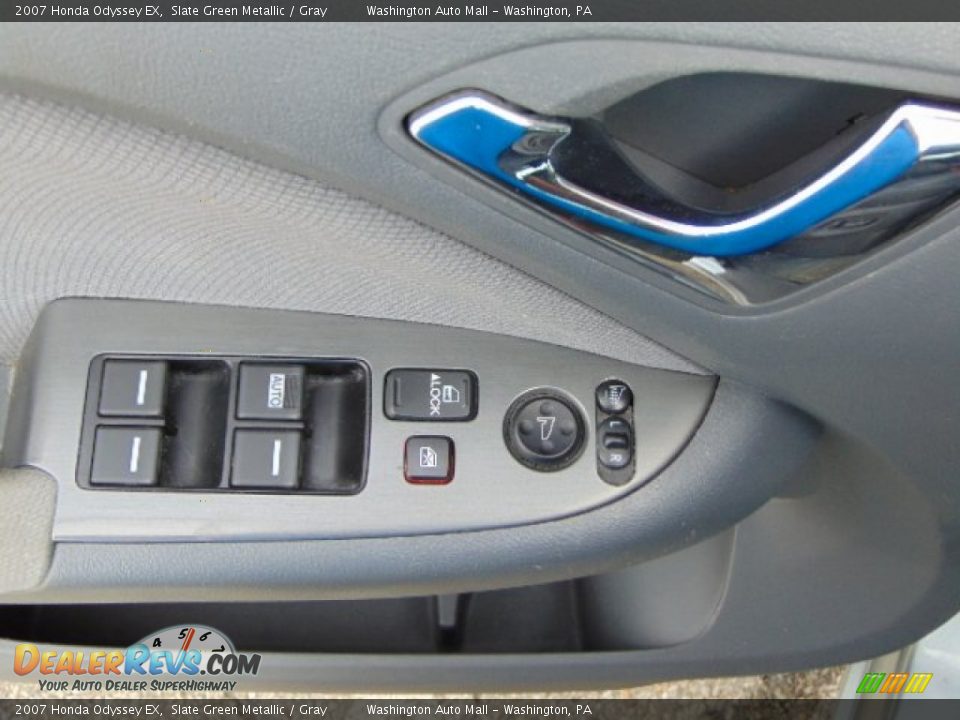 2007 Honda Odyssey EX Slate Green Metallic / Gray Photo #10