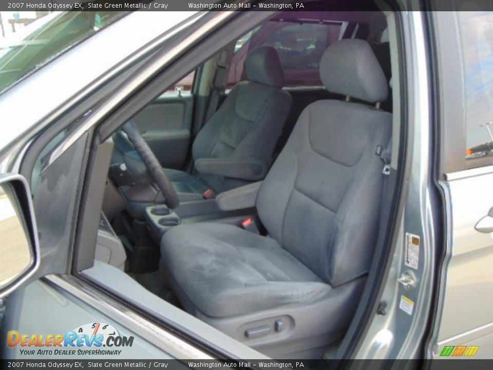 2007 Honda Odyssey EX Slate Green Metallic / Gray Photo #11