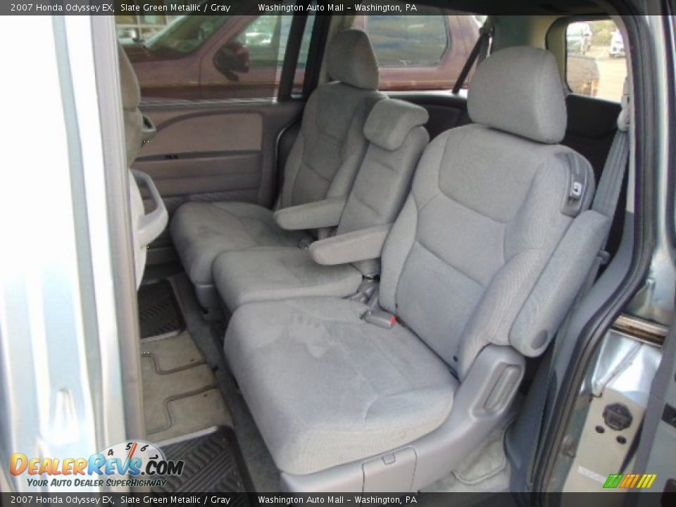 2007 Honda Odyssey EX Slate Green Metallic / Gray Photo #16