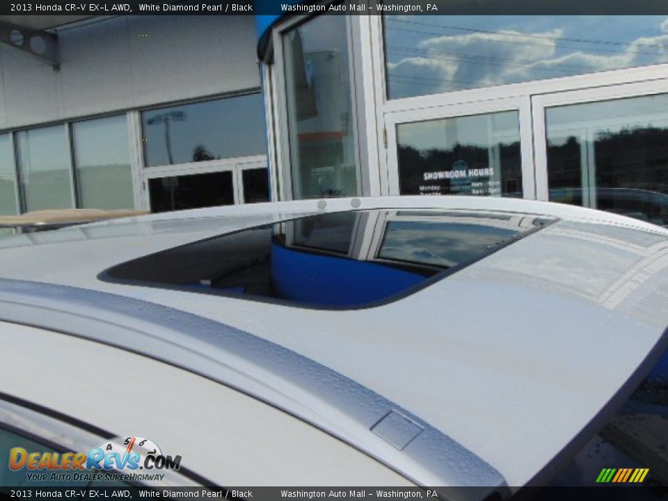 2013 Honda CR-V EX-L AWD White Diamond Pearl / Black Photo #3