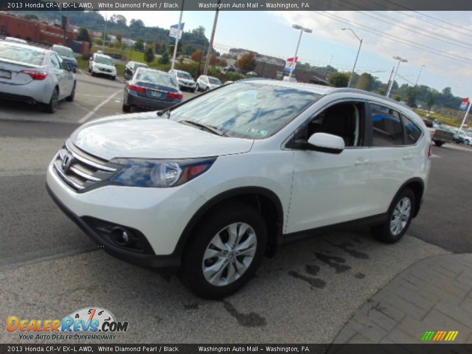 2013 Honda CR-V EX-L AWD White Diamond Pearl / Black Photo #5
