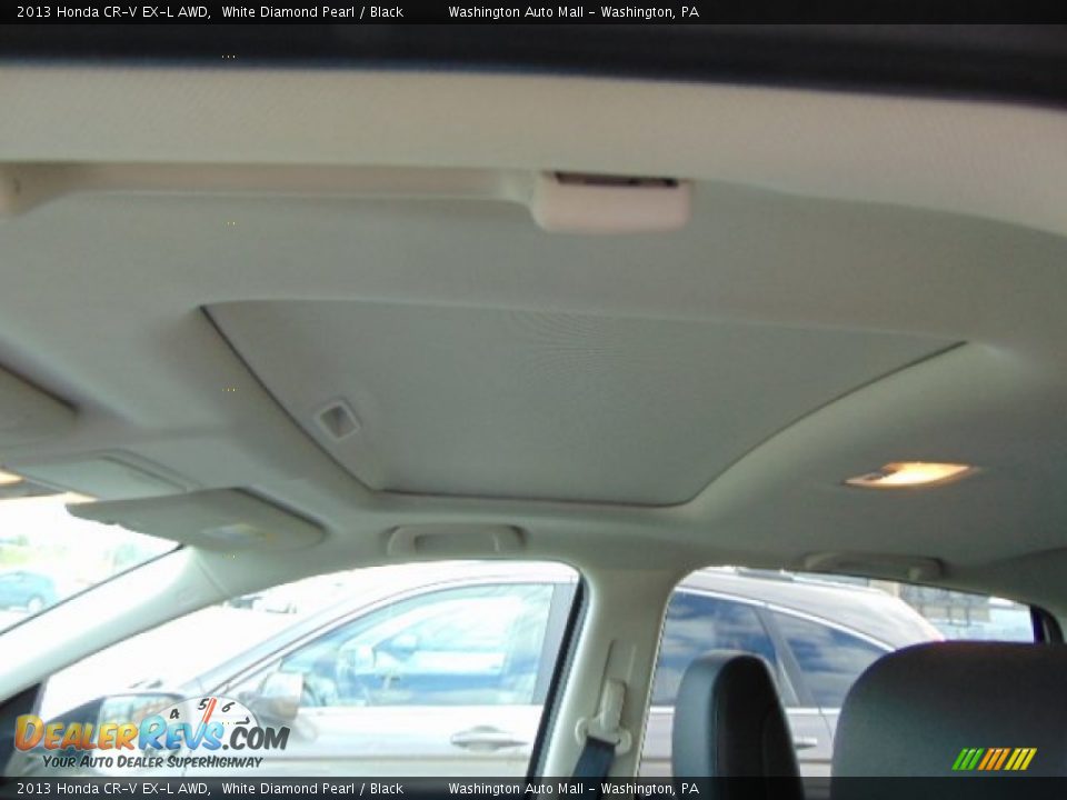 2013 Honda CR-V EX-L AWD White Diamond Pearl / Black Photo #9
