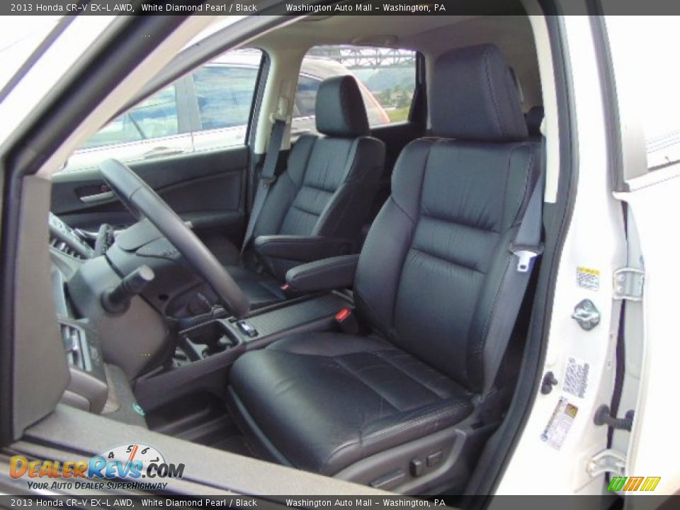 2013 Honda CR-V EX-L AWD White Diamond Pearl / Black Photo #11