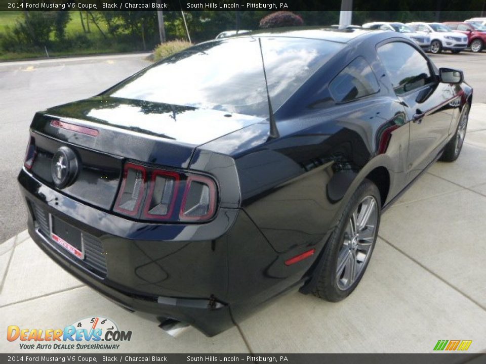 2014 Ford Mustang V6 Coupe Black / Charcoal Black Photo #5