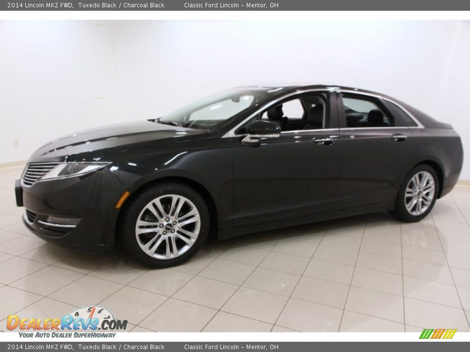 2014 Lincoln MKZ FWD Tuxedo Black / Charcoal Black Photo #3