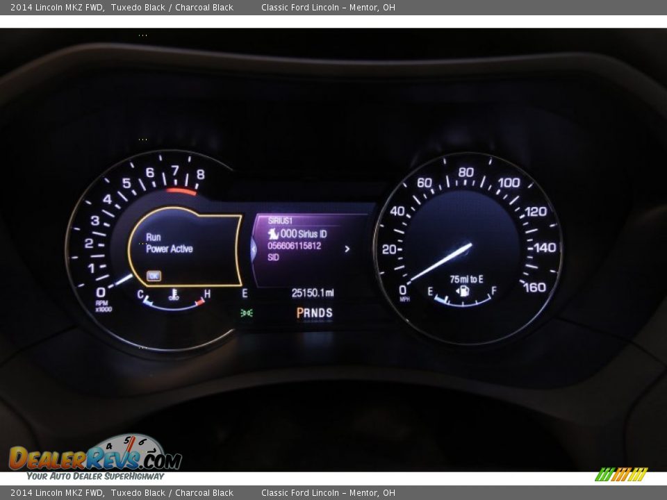 2014 Lincoln MKZ FWD Tuxedo Black / Charcoal Black Photo #10