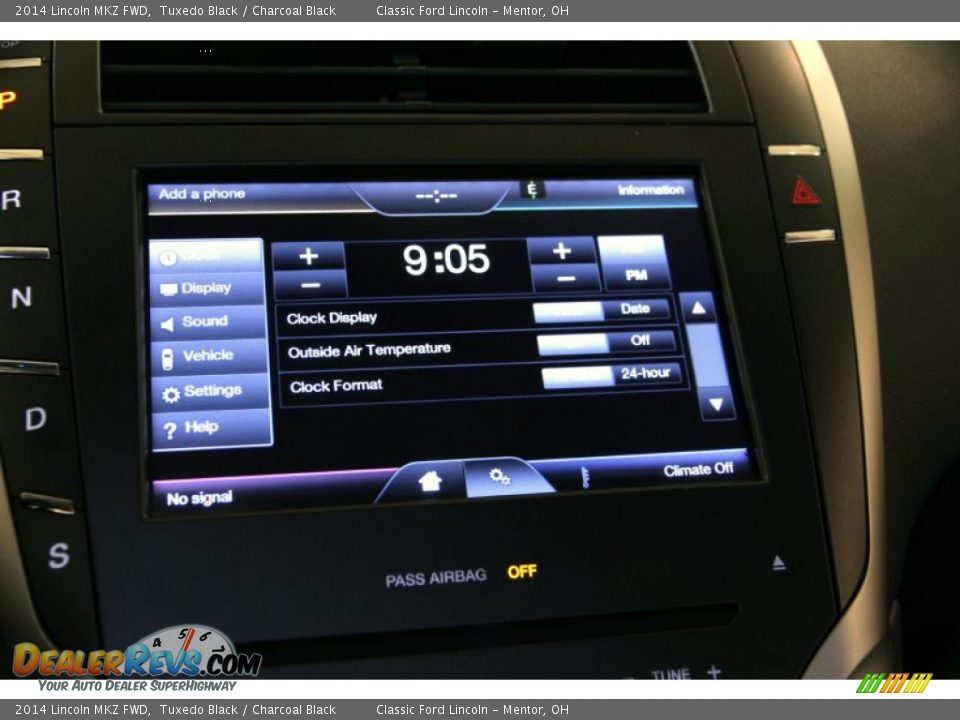 2014 Lincoln MKZ FWD Tuxedo Black / Charcoal Black Photo #22