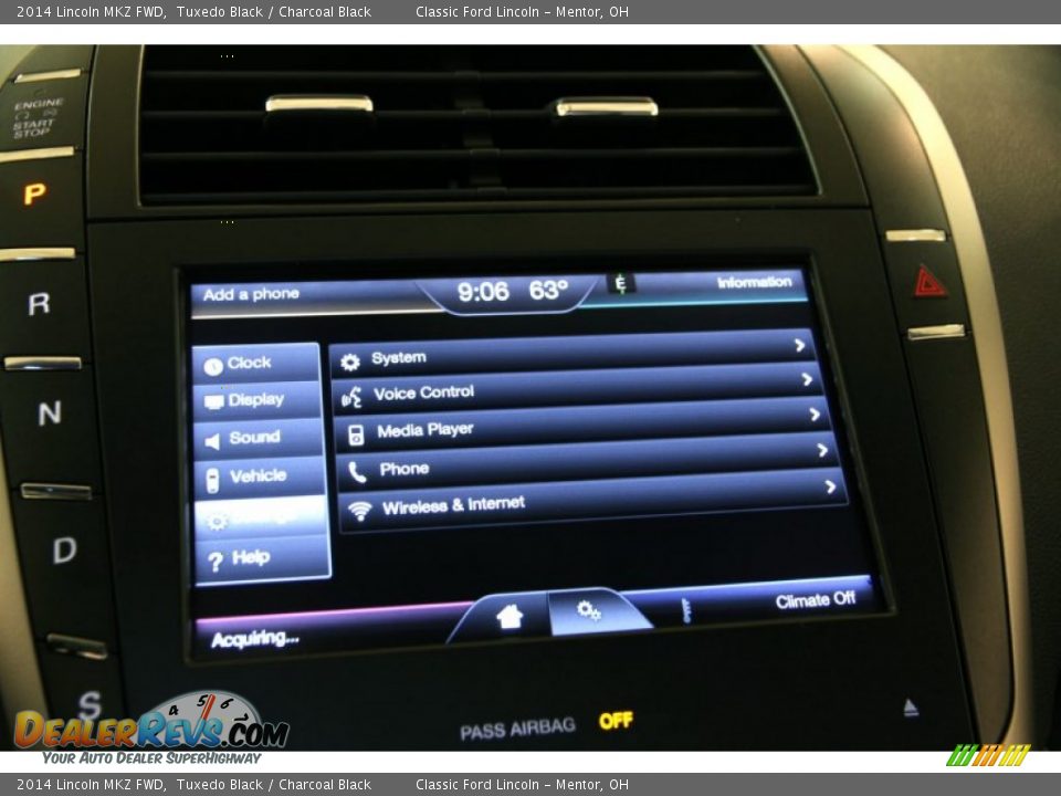 2014 Lincoln MKZ FWD Tuxedo Black / Charcoal Black Photo #24